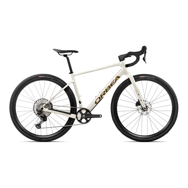 Orbea TERRA H30 1X (2027) - bicicletă gravel - Ivory White - Met. Olive Green (Gloss)