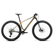 Orbea ALMA M30 (2027) - bicicletă MTB XC hardtail - Caramel Carbon View - Leo Orange (Gloss)