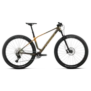 Orbea ALMA M20 (2027) - bicicletă MTB XC hardtail - Caramel Carbon View - Leo Orange (Gloss)