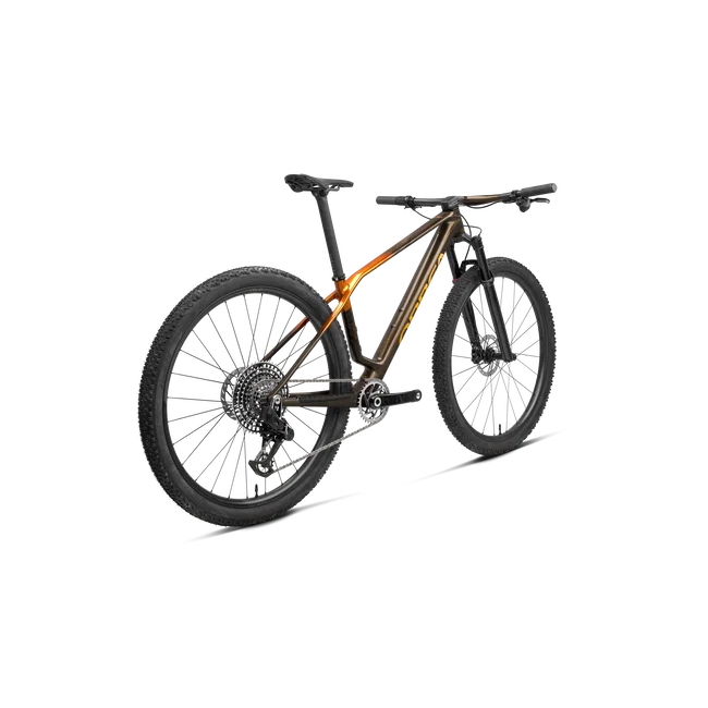 Orbea ALMA M20 (2027) - bicicletă MTB XC hardtail - Caramel Carbon View - Leo Orange (Gloss)