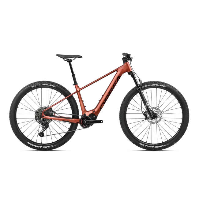 Orbea URRUN 20 (2027) - bicicletă electrică MTB hardtail - Mars Red (Matt) - Cosmic Bronze (Gloss)