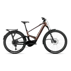Orbea MUGA 20 (2027) - bicicletă electrică urbană - Metallic Rust - Diamond Black (Matt)