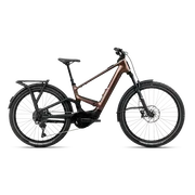 Orbea MUGA 20 (2027) - bicicletă electrică urbană - Metallic Rust - Diamond Black (Matt)