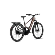 Orbea MUGA 20 (2027) - bicicletă electrică urbană - Metallic Rust - Diamond Black (Matt)