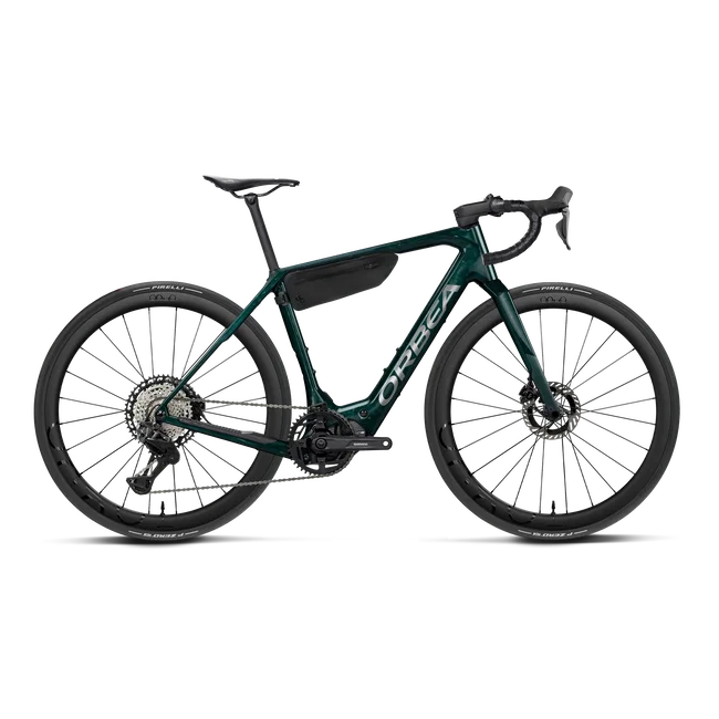 Orbea DENNA M10i (2027) - bicicletă electrică gravel - Escape Green Gloss - Foggy Matt