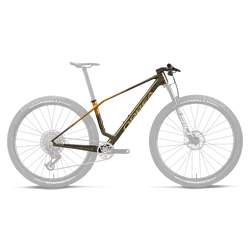 Orbea ALMA CARBON (2027) - cadru MTB XC hardtail - Caramel Carbon View - Leo Orange (Gloss)