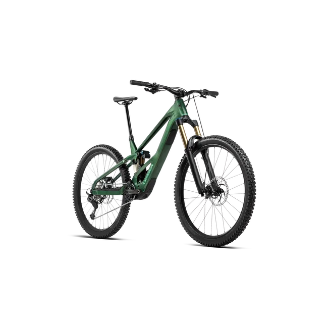 Orbea WILD LT H10 Avinox M2S (2027) - bicicletă electrică eMTB Enduro - Racing Reen - White Cream (Gloss)