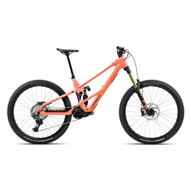 Orbea WILD LT H-TEAM Avinox M2S (2027) - bicicletă electrică eMTB Enduro - Wild Orange -Royal Plum (Gloss)