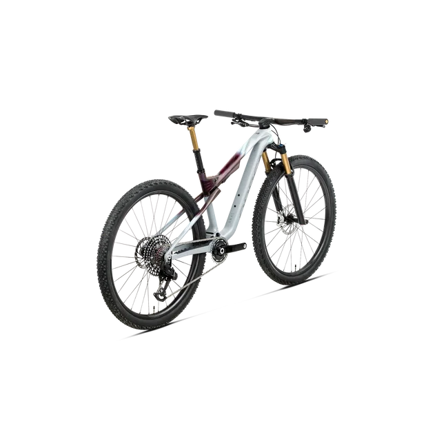 Orbea OIZ M30 (2027) - bicicletă MTB XC full suspension - Frozen Concrete - Sunset Carbon View (Matt)