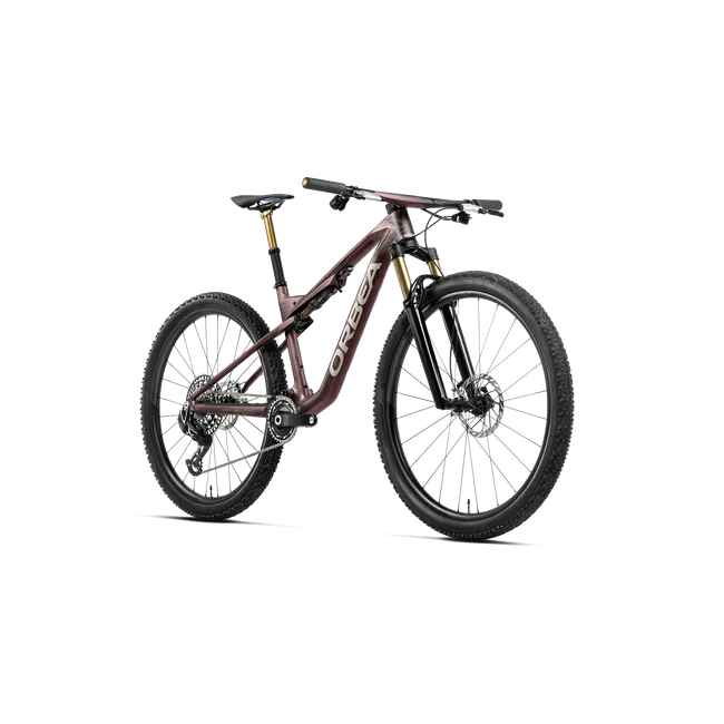 Orbea OIZ M30 (2027) - bicicletă MTB XC full suspension - Burning Ashes C. View (Matt) - Ivory White (Gloss)