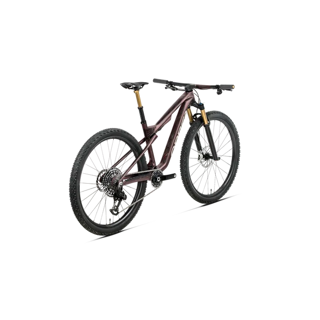 Orbea OIZ M30 (2027) - bicicletă MTB XC full suspension - Burning Ashes C. View (Matt) - Ivory White (Gloss)