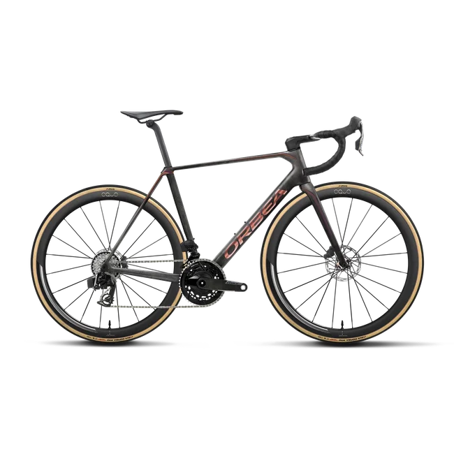 Orbea ORCA M21e LTD PWR (2027) - bicicletă șosea race - Diamond C.View - Sunset C.View (Matt)
