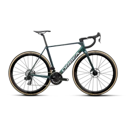 Orbea ORCA M21e LTD PWR (2027) - bicicletă șosea race - Escape Green - Carbon View Matt