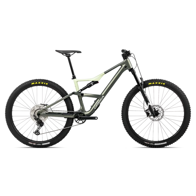 Orbea OCCAM SL H30 (2027) - bicicletă MTB Trail full suspension - Spaceship Green - Acid Gum (Gloss)