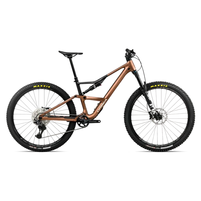 Orbea OCCAM SL H10 (2027) - bicicletă MTB Trail full suspension - Metallic Cinnamon - Black (Matt)