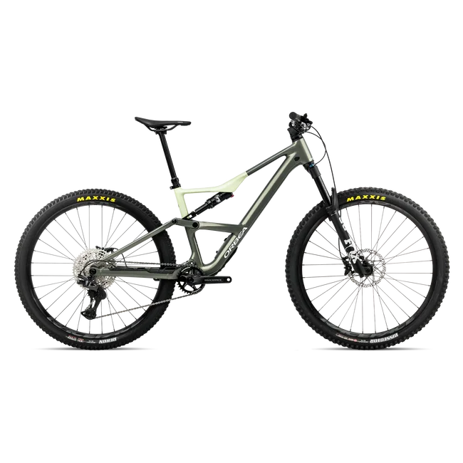 Orbea OCCAM SL H10 (2027) - bicicletă MTB Trail full suspension - Spaceship Green - Acid Gum (Gloss)