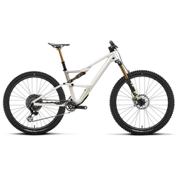 Orbea OCCAM SL M-LTD (2027) - bicicletă MTB Trail full suspension - Ivory White - Nickel (Gloss)