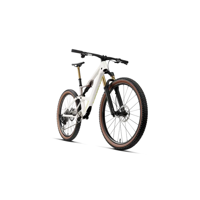 Orbea OCCAM SL M-LTD (2027) - bicicletă MTB Trail full suspension - Ivory White - Nickel (Gloss)