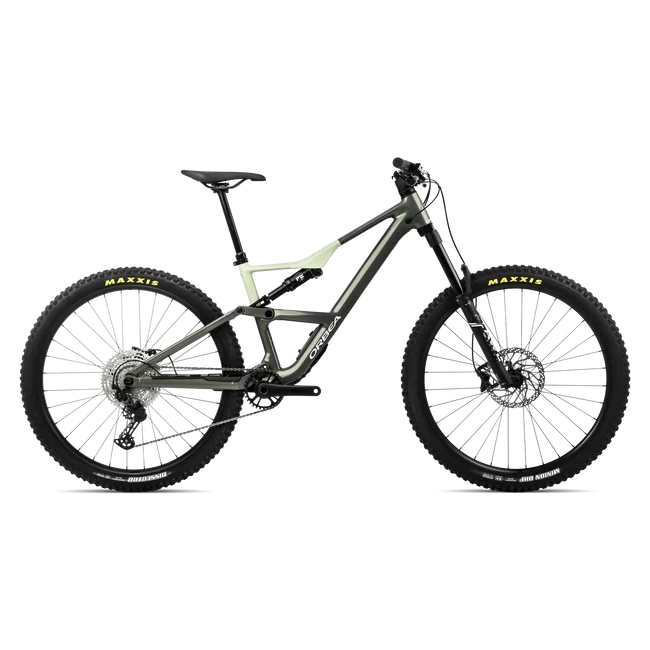 Orbea OCCAM LT H30 (2027) - bicicletă MTB All Mountain full suspension - Spaceship Green - Acid Gum (Gloss)