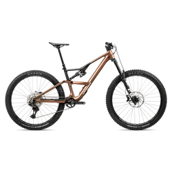 Orbea OCCAM LT H10 (2027) - bicicletă MTB All Mountain full suspension - Metallic Cinnamon - Black (Matt)
