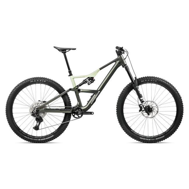 Orbea OCCAM LT H10 (2027) - bicicletă MTB All Mountain full suspension - Spaceship Green - Acid Gum (Gloss)