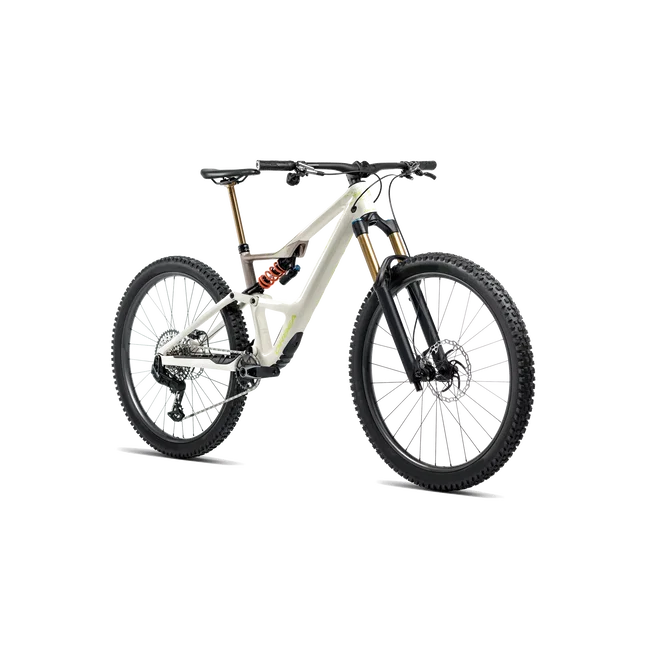 Orbea OCCAM LT M30 (2027) - bicicletă MTB All Mountain full suspension - Ivory White - Nickel (Gloss)