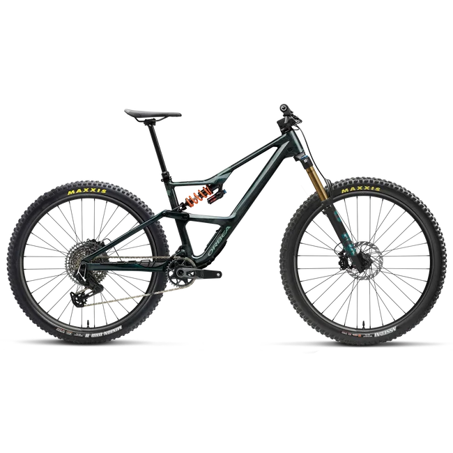 Orbea OCCAM LT M-TEAM (2027) - bicicletă MTB All Mountain full suspension - Escape Green C.View (Gloss)