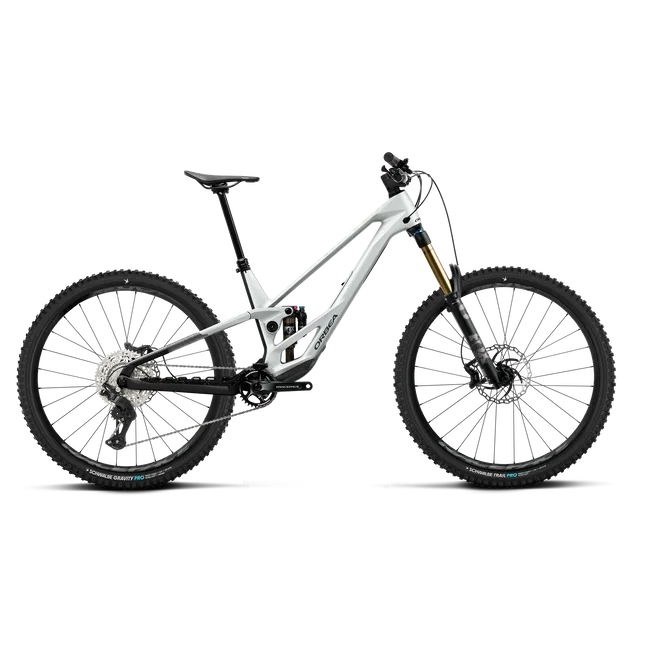 Orbea RALLON E10 (2027) - bicicletă MTB Enduro full suspension - White Chic - Diamond Black (Gloss)