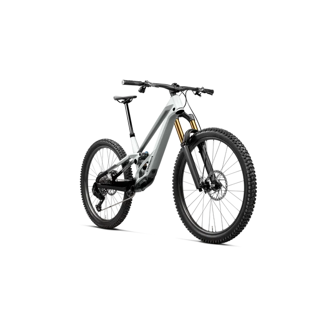 Orbea RALLON E10 (2027) - bicicletă MTB Enduro full suspension - White Chic - Diamond Black (Gloss)