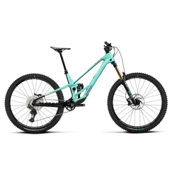 Orbea RALLON E10 (2027) - bicicletă MTB Enduro full suspension - Aloha Green - Fantasy Purple Carbon View (Gloss)