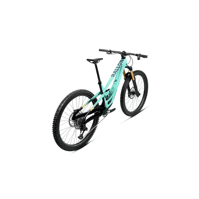 Orbea RALLON E-TEAM (2027) - bicicletă MTB Enduro full suspension - Aloha Green - Fantasy Purple Carbon View (Gloss)