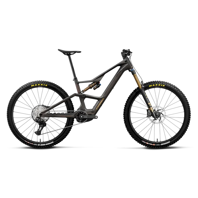 Orbea RISE LT M10 RS 420W (2027) - bicicletă electrică eMTB Trail - Caramel C. View (Matt)- Titan Gold (Gloss)