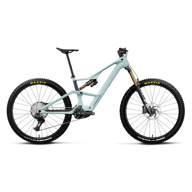 Orbea RISE LT M10 RS 420W (2027) - bicicletă electrică eMTB Trail - Frozen Concrete (Matt) - Noctiluca C. View (Gloss)