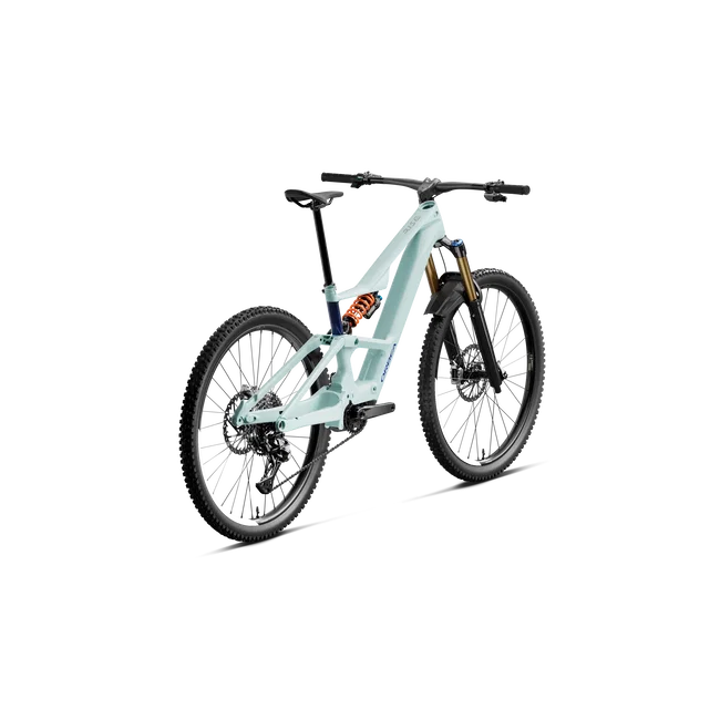 Orbea RISE LT M10 RS 420W (2027) - bicicletă electrică eMTB Trail - Frozen Concrete (Matt) - Noctiluca C. View (Gloss)