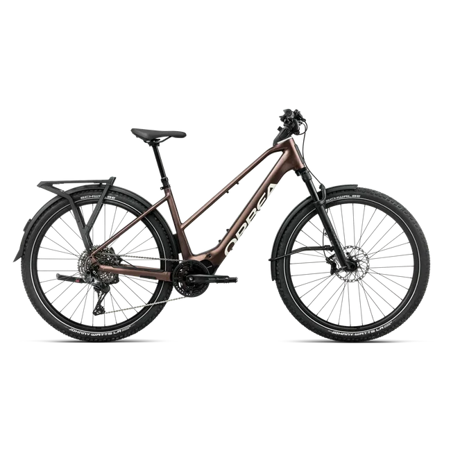 Orbea KEMEN ADV 10 MID (2027) - bicicletă electrică urbană - Metallic Rust(Matt) - Ivory White (Gloss)