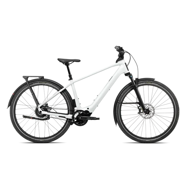 Orbea KEMEN TOUR 10 (2027) - bicicletă electrică urbană - White Chic (Gloss)
