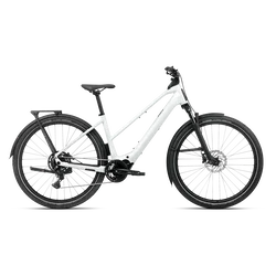 Orbea KEMEN TOUR 30 MID (2027) - bicicletă electrică urbană - White Chic (Gloss)