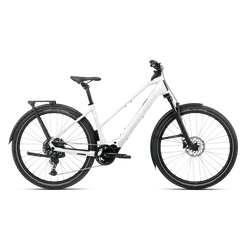 Orbea KEMEN TOUR 20 MID (2027) - bicicletă electrică urbană - White Chic (Gloss)