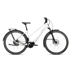 Orbea KEMEN TOUR 10 MID (2027) - bicicletă electrică urbană - White Chic (Gloss)