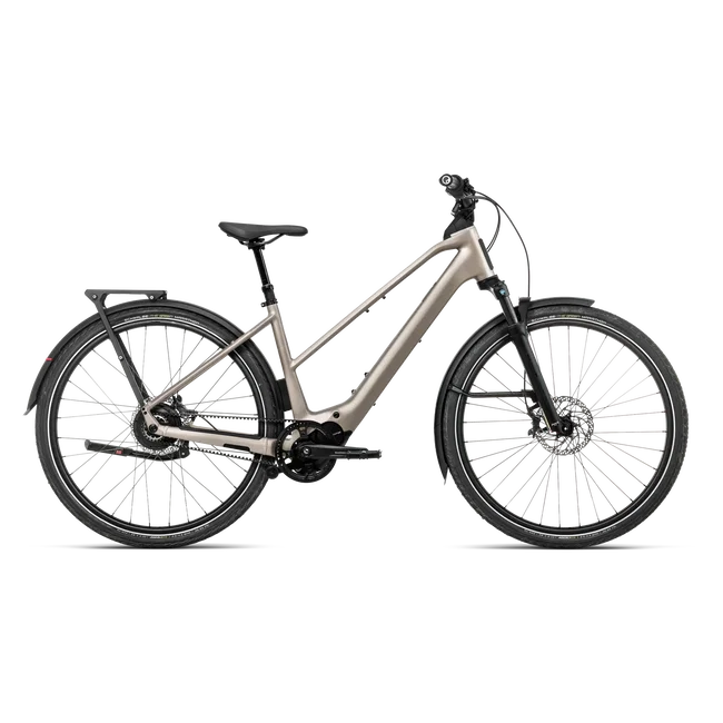 Orbea KEMEN TOUR 10 MID (2027) - bicicletă electrică urbană - Nickel (Matt)