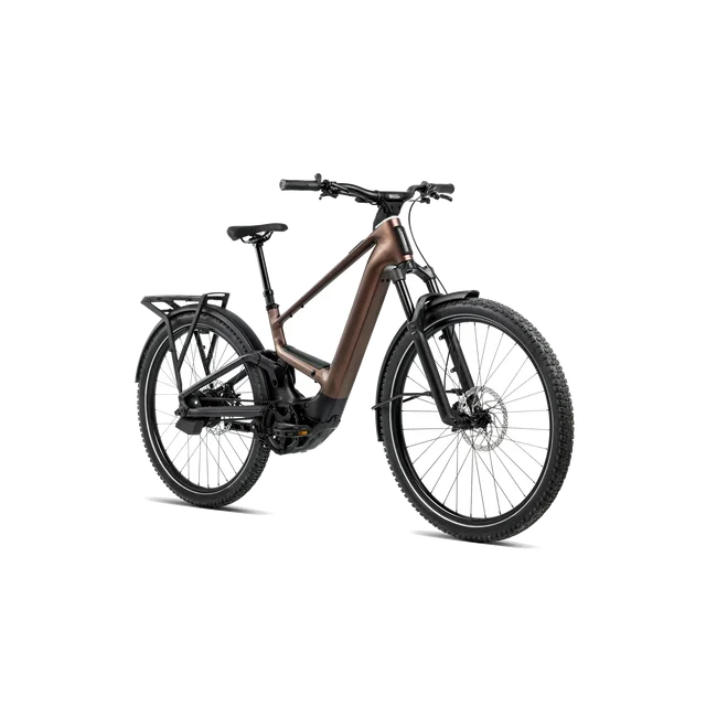 Orbea MUGA 30 (2027) - bicicletă electrică urbană - Metallic Rust - Diamond Black (Matt)