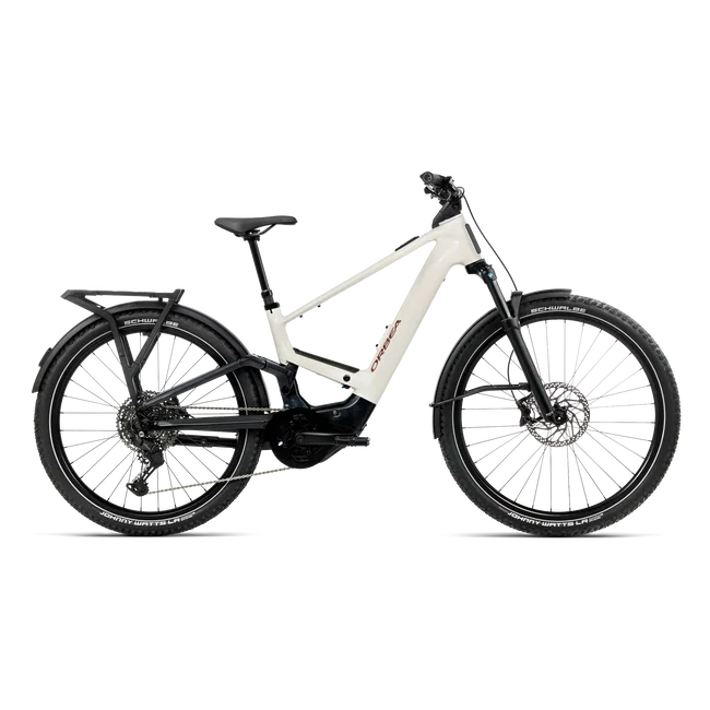 Orbea MUGA 30 (2027) - bicicletă electrică urbană - Ivory White - Black (Gloss)