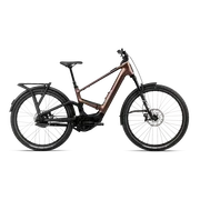 Orbea MUGA 10 (2027) - bicicletă electrică urbană - Metallic Rust - Diamond Black (Matt)