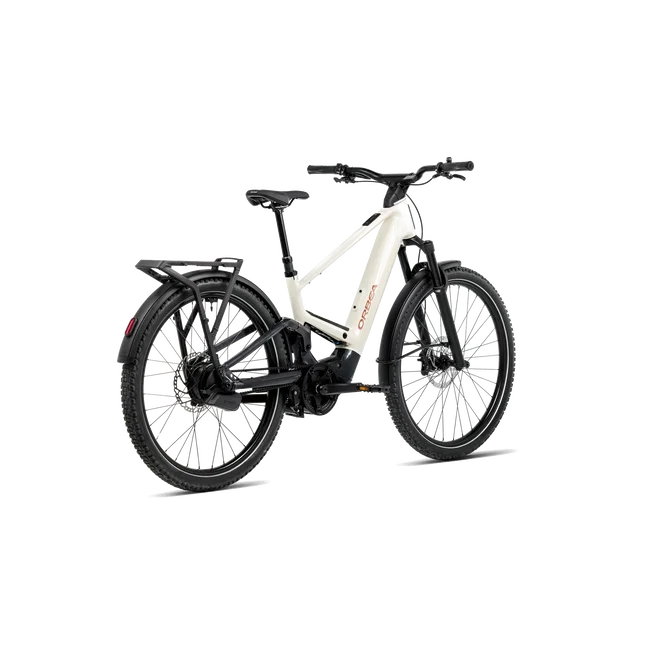 Orbea MUGA 10 (2027) - bicicletă electrică urbană - Ivory White - Black (Gloss)