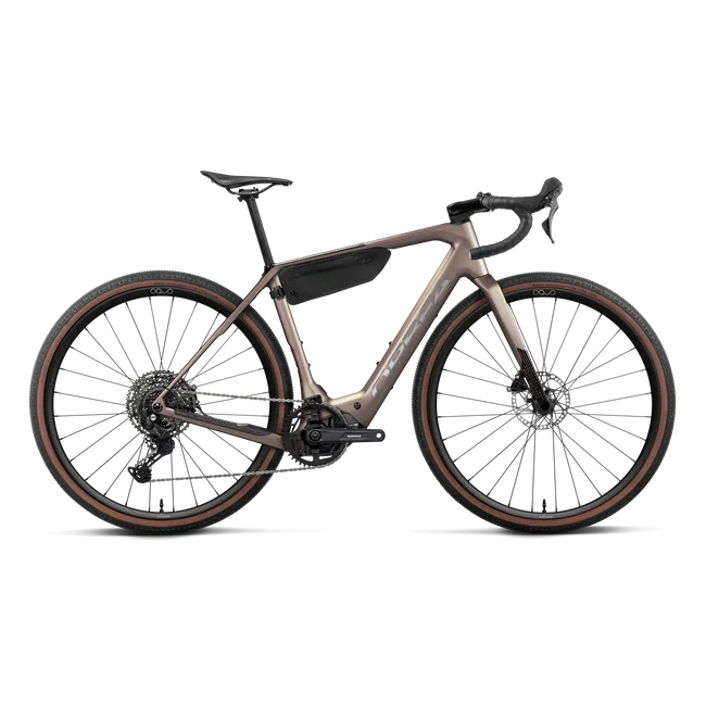 Orbea DENNA M40 (2027) - bicicletă electrică gravel - Caramel Carbon View - Golden Sand (Gloss)