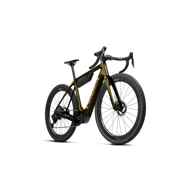 Orbea DENNA M31e (2027) - bicicletă electrică gravel - Caramel Carbon View - Golden Sand (Gloss)