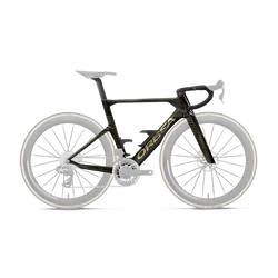 Orbea ORCA AERO OMX (2027) - cadru șosea race aero - Magic Gold C. View - Titanium (Gloss)