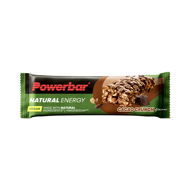 Baton energizant vegan PowerBar Natural Energy Cereal 40g - cacao crunch