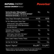Baton energizant vegan PowerBar Natural Energy Cereal 40g - cacao crunch