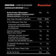 Baton proteic PowerBar Protein+ Low Sugar 35g - ciocolată brownie